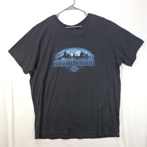 Harley-Davidson Tee T-Shirt 3XL Black Brotherhood 2018 Virginia Beach New